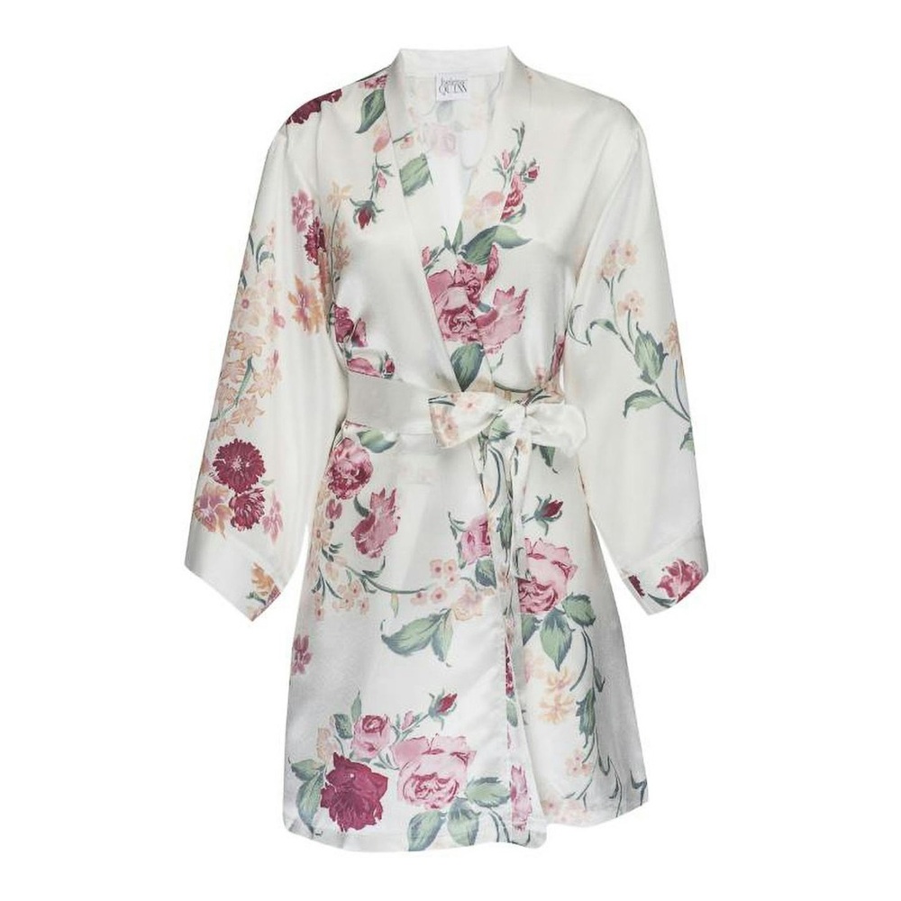 Helena Quinn Brushed Rose Robe NWT Small